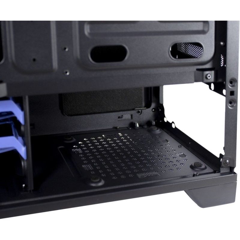 7. Inter-Tech H-606 – Micro-Tower-PC – 15 cm × 32 cm – Boden
