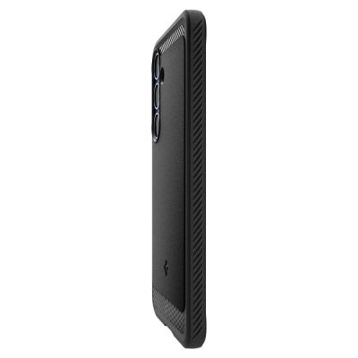 12. Spigen Rugged Armor Mag MagSafe Hülle für Samsung Galaxy S25 - Mattschwarz