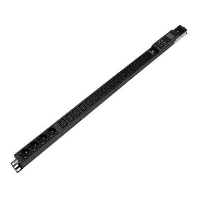 SMART 42U 1f Steckdosenleiste – 14 x IEC C13 + 6 x IEC C19 + 4 x CEE 7/5, Umwelt- und Energieüberwachung AVIZIO POWER