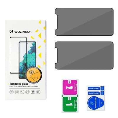 2. Wozinsky Privacy Glass Panzerglas für Xiaomi Redmi Note 14 5G / Note 14 4G, 2er-Pack