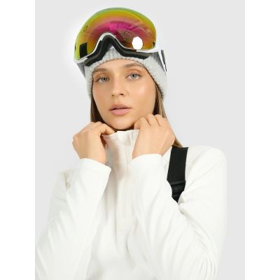 3. Thermounterwäsche aus Fleece für Damen (Oberteil) 4F 4FRAW25UFLEF080-11S