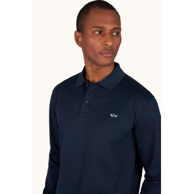 3. Paul&Shark Herren-Poloshirt aus marineblauer Baumwolle 99311003-13
