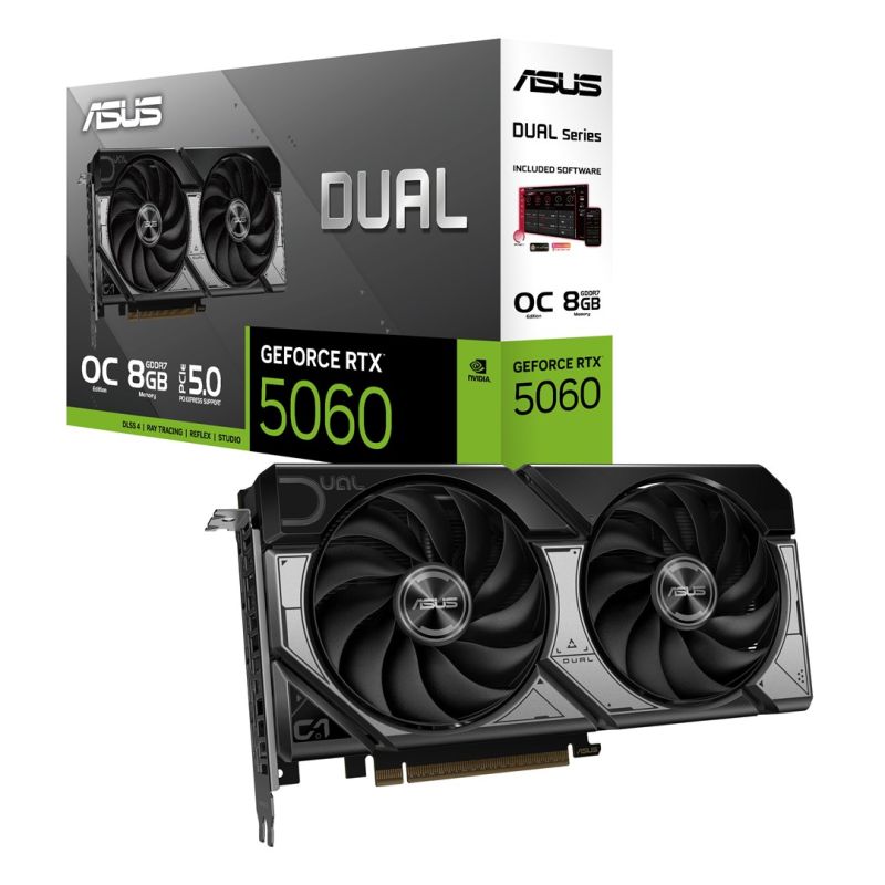 15. Grafikkarte ASUS DUAL RTX 5060 8GB OC