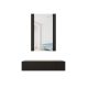 2. Schminktisch mit Spiegel PAFOS 80x41,6x100 schwarz matt