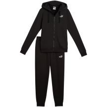 Puma Kapuzen-Trainingsanzug mit durchgehendem Reißverschluss, Damen-Trainingsanzug, schwarz, 693993 01
