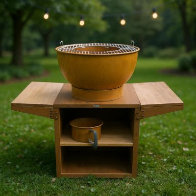 14. Heat KJOK HBBQ.006R rostige Gartenküche
