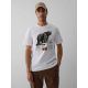 Herren-T-Shirt mit Aufdruck, regulär, Größe 4F 4FKAW26TTSHM4473-11S