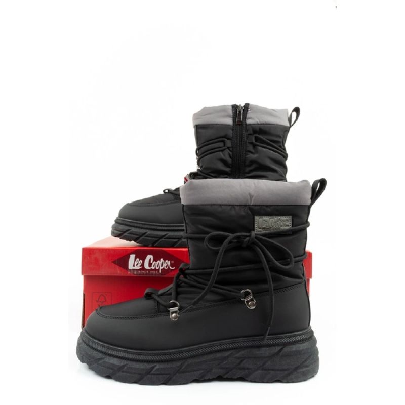 10. Lee Cooper Damen Winter Wandersportschuhe isoliert schwarz grau