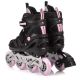 9. Meteor M 34-37 Urbo Rollschuhe Schwarz/Pink