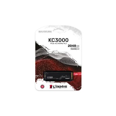 Kingston KC3000 SSD (2 TB; M.2 2280; PCIe 4.0 x4 NVMe; SKC3000D/2048G)