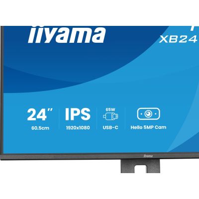 7. iiyama ProLite XB2497HSNH-B1 24-Zoll-IPS-LCD-Monitor (60,5 cm / 23,8 Zoll, Full HD, Schwarz)