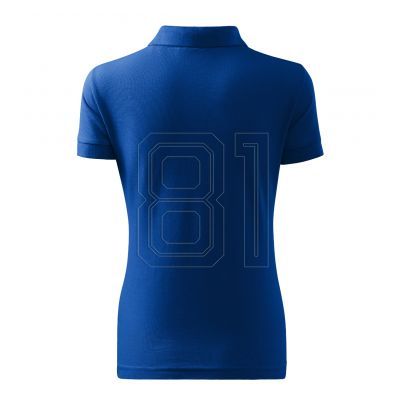 2. Malfini Cotton W MLI-21305 Poloshirt kornblumenblau