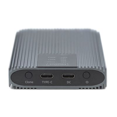 14. USB 3.1 Typ-C Klonstation/Gehäuse für M.2 NVMe 20 Gbit/s SSDs, Aluminium, werkzeuglos