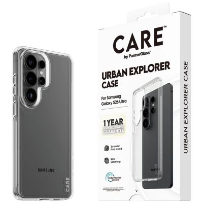 5. CARE by PanzerGlass Urban Explorer Transparente Hülle für Samsung Galaxy S26 Ultra - transparent