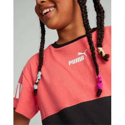 7. Puma Power Colorblock Jr T-Shirt 670204 35