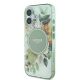 2. Guess IML Flower & Tonal Circle MagSafe-Hülle für iPhone 16 Plus – Grün