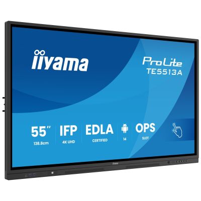 Iiyama TE5513A-B1AG 55W UHD IR 40P T-Display