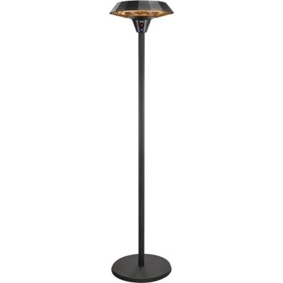 Elektrischer Terrassenheizer Infrarot TB2068S-01 bis 20 m², schwarz, IP45, 2000 W