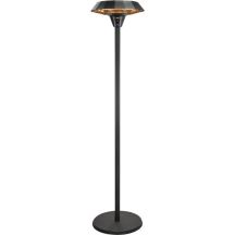 Elektrischer Terrassenheizer Infrarot TB2068S-01 bis 20 m², schwarz, IP45, 2000 W