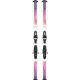 Rossignol Diva Jr 100-140 Kid-X / Kid 4 GW B76 Schwarze Ski