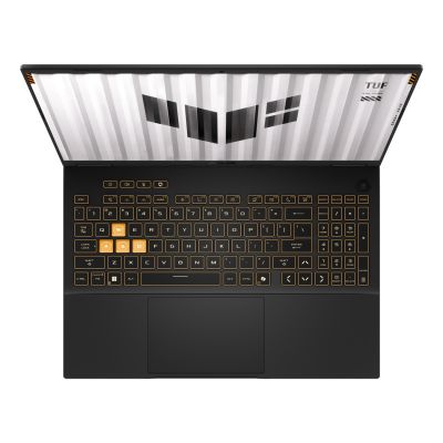7. ASUS TUF Gaming F16 FX608JHR-RV094W, Intel Core i5-14450HX, 16,0" FHD+ 165Hz IPS-Level AG, 16GB DDR5 5600 SSD, GeForce RTX 5050 8GB, WLAN + Bluetooth, LAN-Kamera (1080p + IR), 90Wh Akku, Windows 11, Aluminiumgehäuse, Jaeger-Grau