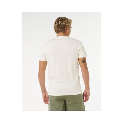 3. Herren RIP CURL Vaporcool Search 3 Stacks T-Shirt Weiß
