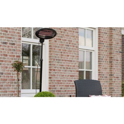 5. Sunred SMQ2000A Heizgerät für den Innen- und Außenbereich, Schwarz, 2000 W, Quarz-Elektroheizung