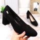5. Sergio Leone W SK314D Wildleder Pumps mit Absatz Schwarz