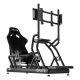 3. Oplite OP-R8-SMSB Monitorhalterung/Ständer für 144,8 cm (57") Monitore, Schreibtisch, Schwarz