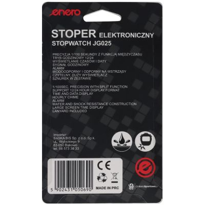 3. ENERO ELECTRONIC 1-TIME STOPWATCH