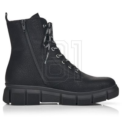 28. Rieker W RKR557 wasserdichte bequeme Stiefeletten