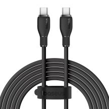 Baseus Pudding Series USB-C-Kabel – USB-C 100 W 1,2 m – Schwarz