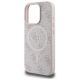 6. Guess 4G Ring Classic Logo MagSafe-Hülle für iPhone 16 Pro Max – Rosa