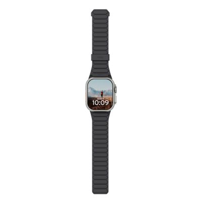 11. UAG Pathfinder – beidseitig tragbares Silikon-Magnetarmband für Apple Watch Series 4–6 & SE 1–3, 44 mm / Series 7–9, 45 mm / Series 10–11, 46 mm / Ultra 1–3, 49 mm (Ash/Lava)