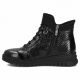 3. Schwarze Damen-Lacklederstiefeletten Filippo DBT8075