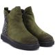 4. Gefütterte grüne Damen-Ankle-Boots Potocki Z25-JE19365