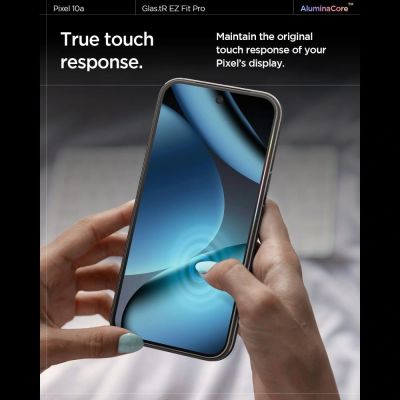 10. Spigen Glas.tR EZ Fit Pro 2er-Pack Displayschutzfolie aus gehärtetem Glas für Google Pixel 10A