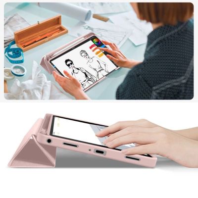 8. TechProtect SmartCase Stifthülle für Samsung Galaxy Tab A9 / A11 8.7 X110 / X115 / X133 / X135 - pink