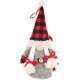 19. Dekorativer Weihnachtsmann mit Geschenktüte, 20 cm, Mädchen