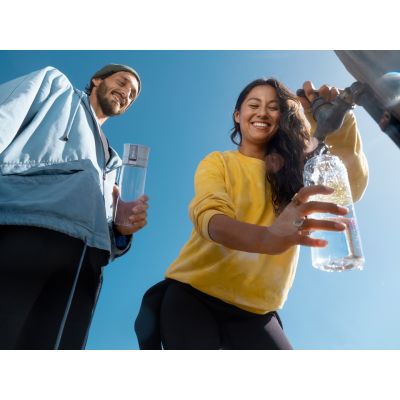 11. Brita Vital Filterflasche, pastellblau, 2 Scheiben