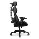 COUGAR Terminator Elite Gaming-Stuhl, gepolsterter Sitz, Schwarz, Silber