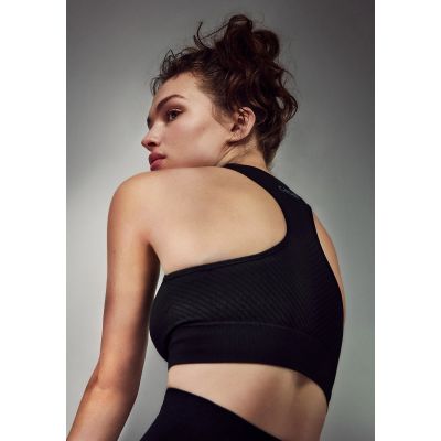 11. CASALL Essential Block Seamless Sport Top Schwarz