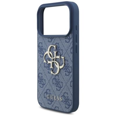 6. Guess 4G Big Logo Hülle für iPhone 17 Pro / 18 Pro - Blau