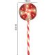 11. LED-Gartendekoration Zucker-Lollis, 3er-Set, warmweiß