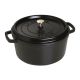 10. STAUB 40500-281-0 runder Gusseisentopf - schwarz 6,7 l