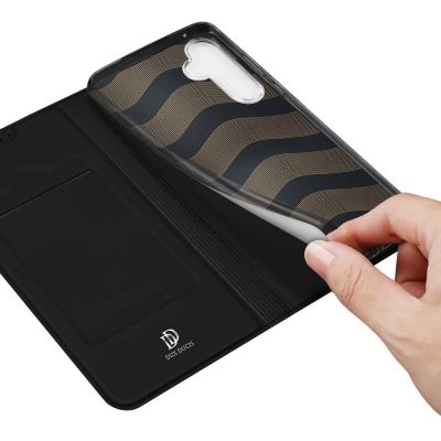 9. Dux Ducis Skin Pro Hülle mit Klappe und Kartenfach für Samsung Galaxy A55 5G – Schwarz