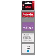 Activejet AB-D100C Tintenflasche (Ersatz für Brother BT-D100C; Supreme; 50 ml; blau)