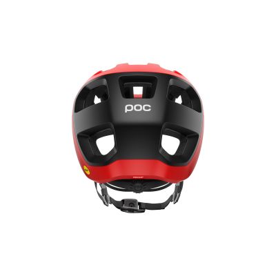 4. POC Cularis Fahrradhelm rot-schwarz