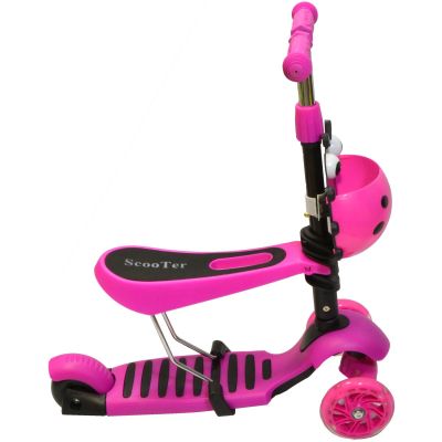 4. BALANCE SCOOTER 3IN1 ENERO BIEDRONKA ROSA