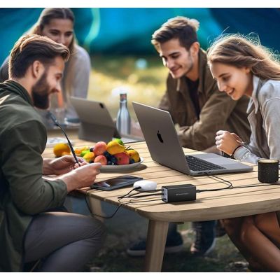 7. Conceptronic OZUL06BE Universelles Handy-Ladegerät Schwarz AC-Schnellladung Intern
